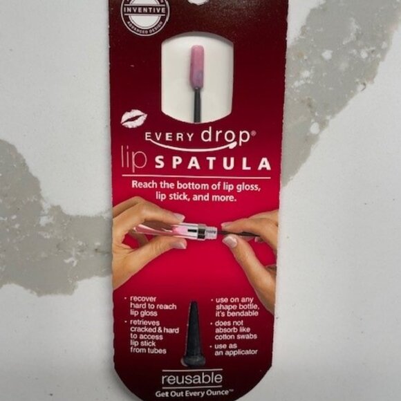 GREAT STOCKING STUFFER !!! EVERYdrop lip spatula - NEW /Giftable !! - Picture 2 of 2